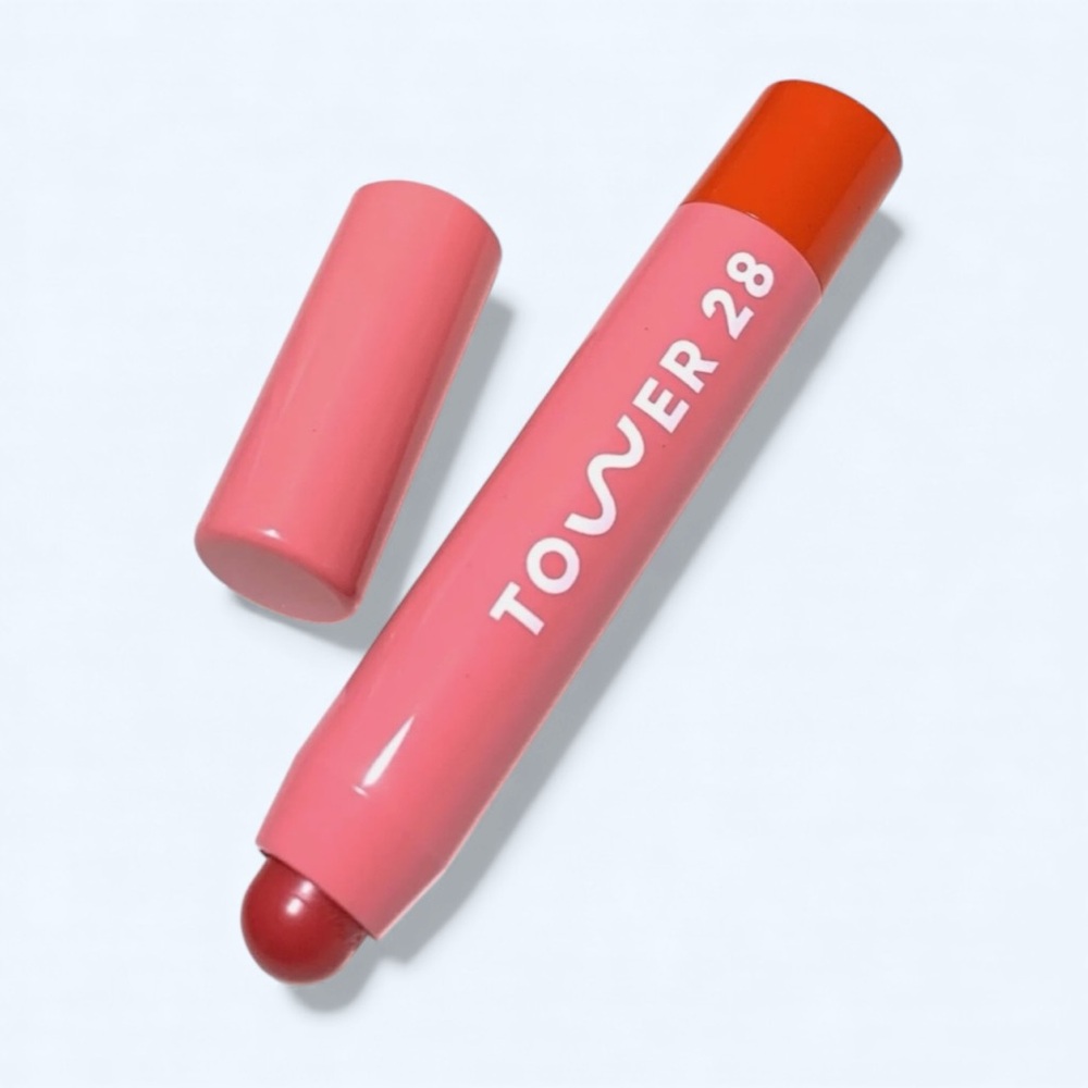 Tower 28 JuiceBalm Tinted Lip Balm – Shade: Shake
